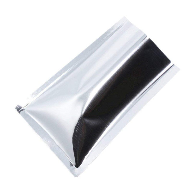 PABCK 500 Pack 2.4x3.5 inch (Usable Size 2x3.1 inch) Silver Foil Pouch Heat Seal Bulk Food Storage Bags Vacuum Sealer Wrapping - Image 4